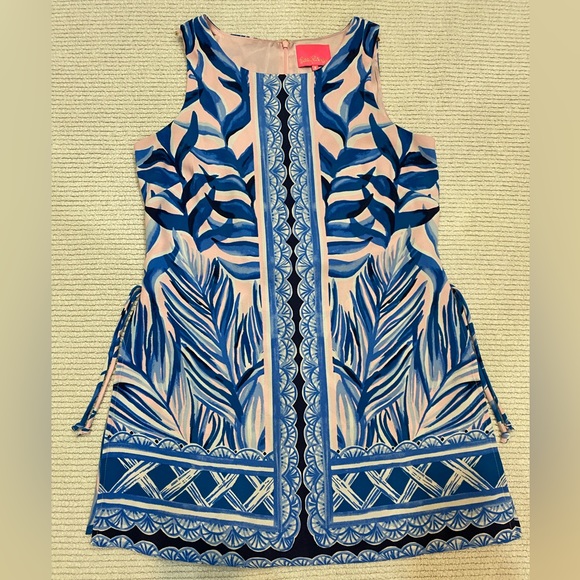 Lilly Pulitzer Donna Romper Pink Tropics Heat Wave Size 8 EUC - Picture 2 of 16